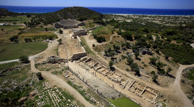 Patara Antik Kenti Fotoğrafları -  Kuş Bakışı 2