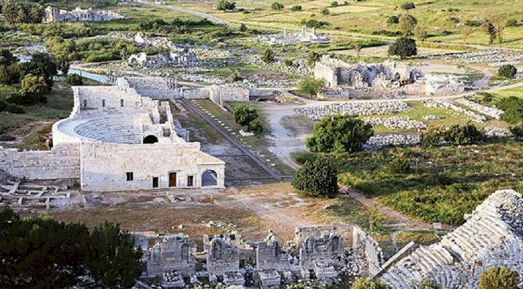 Patara Antik Kenti Fotoğrafları -  Kuş Bakışı 3